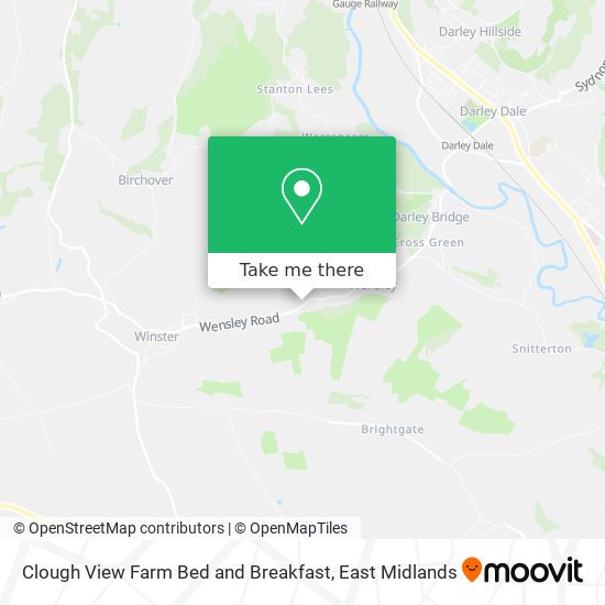 Clough View Farm Bed and Breakfast map