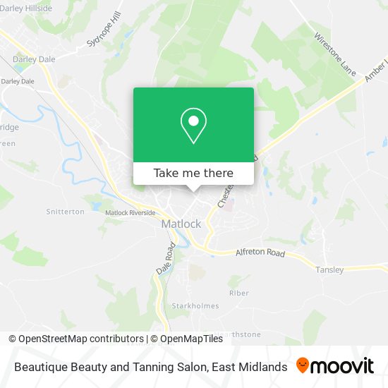 Beautique Beauty and Tanning Salon map