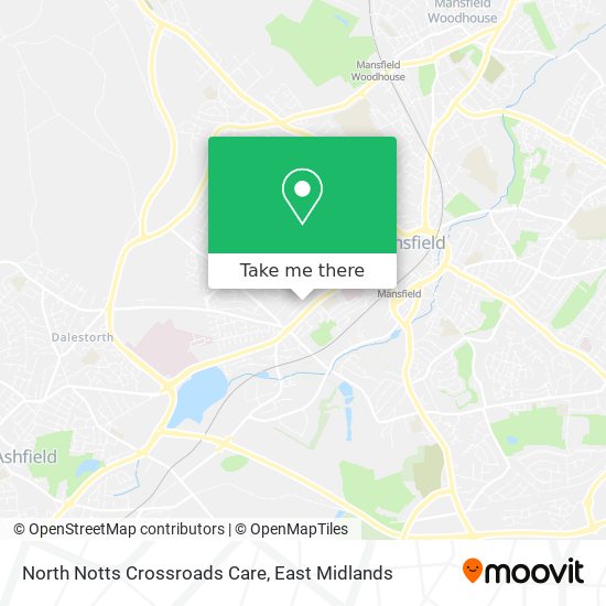 North Notts Crossroads Care map