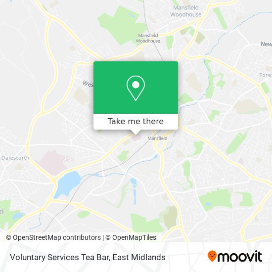 Voluntary Services Tea Bar map