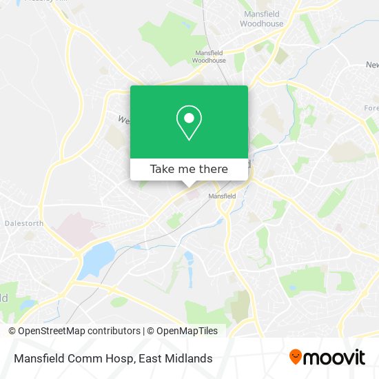 Mansfield Comm Hosp map
