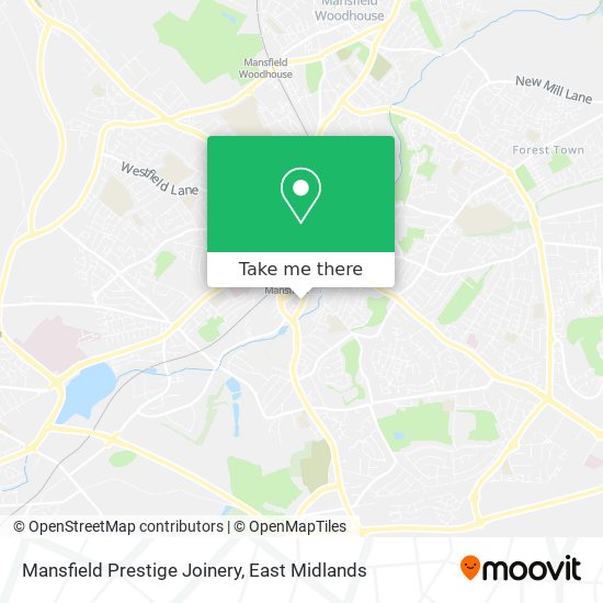 Mansfield Prestige Joinery map