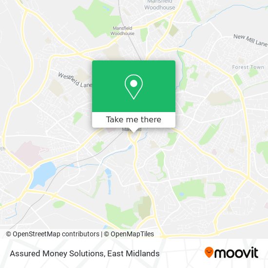 Assured Money Solutions map