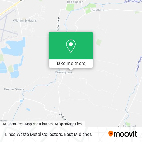 Lincs Waste Metal Collectors map