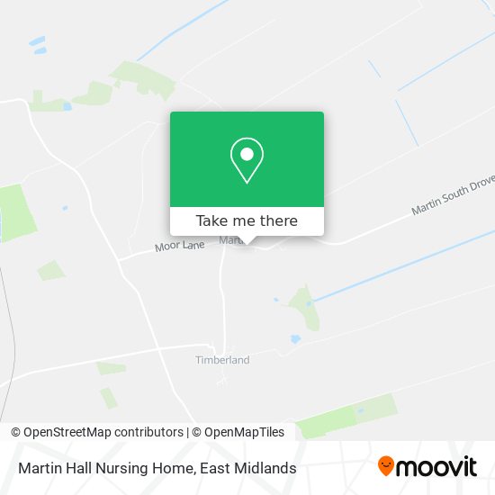 Martin Hall Nursing Home map