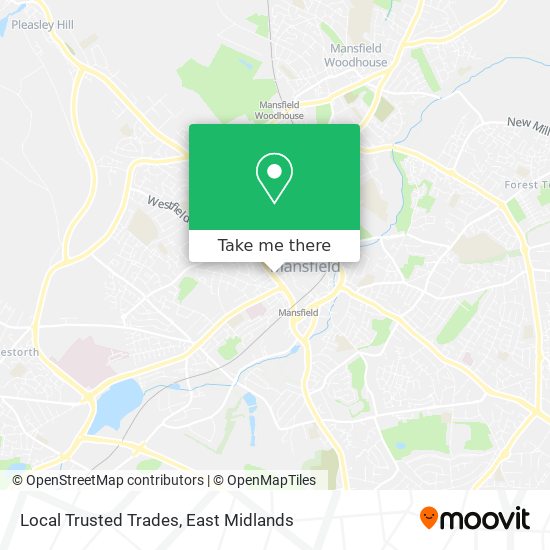 Local Trusted Trades map