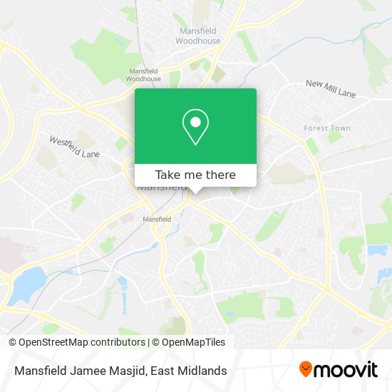 Mansfield Jamee Masjid map