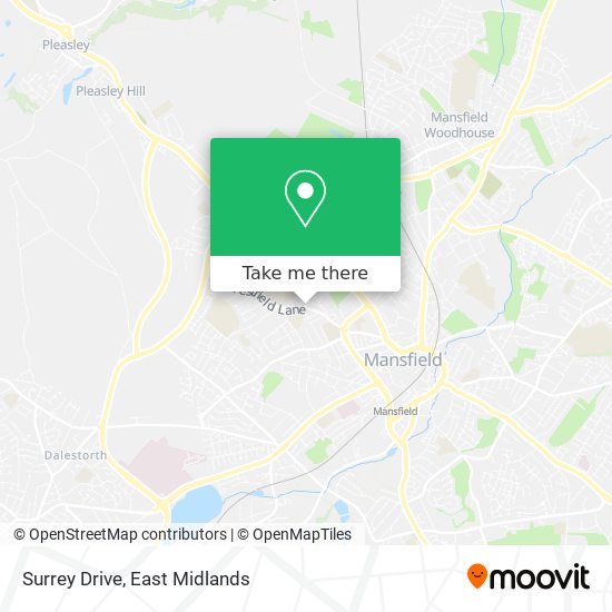 Surrey Drive map