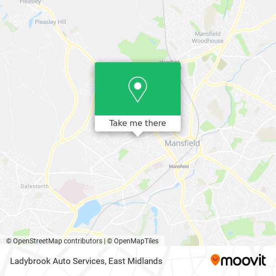 Ladybrook Auto Services map