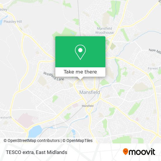 TESCO extra map