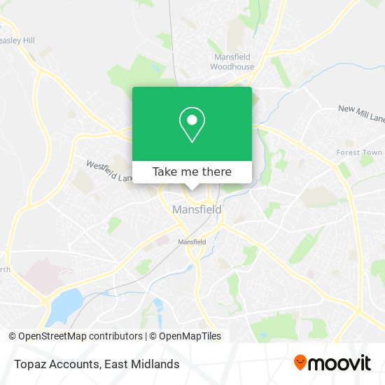 Topaz Accounts map