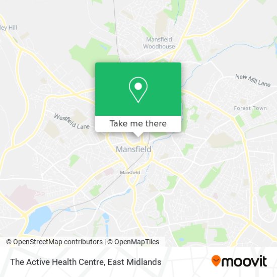 The Active Health Centre map