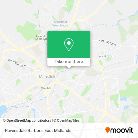 Ravensdale Barbers map