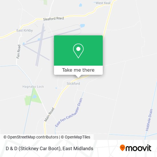 D & D (Stickney Car Boot) map