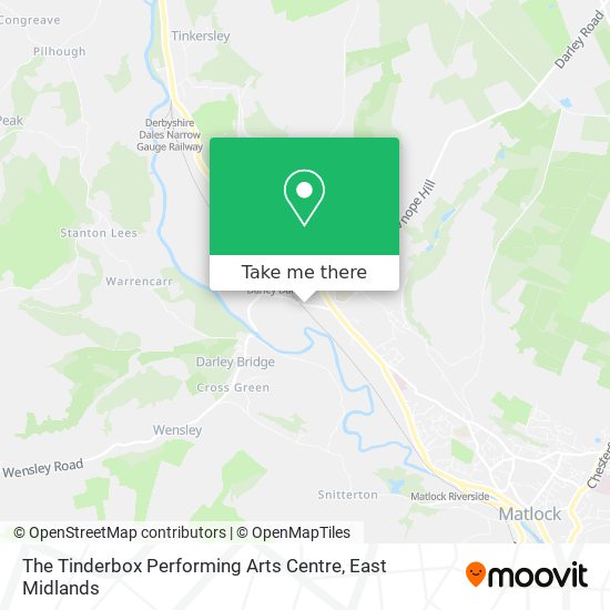 The Tinderbox Performing Arts Centre map