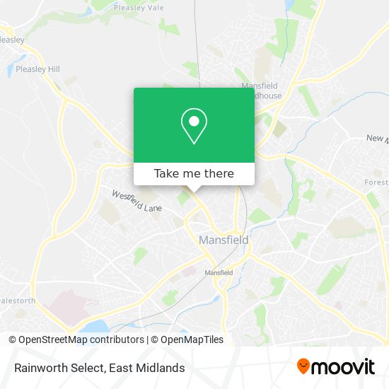 Rainworth Select map
