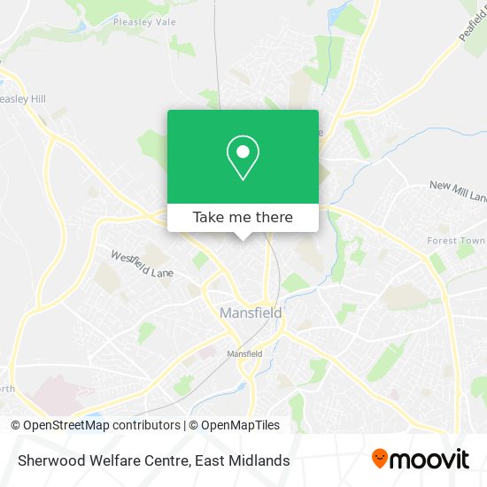 Sherwood Welfare Centre map