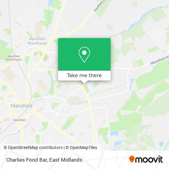 Charlies Food Bar map