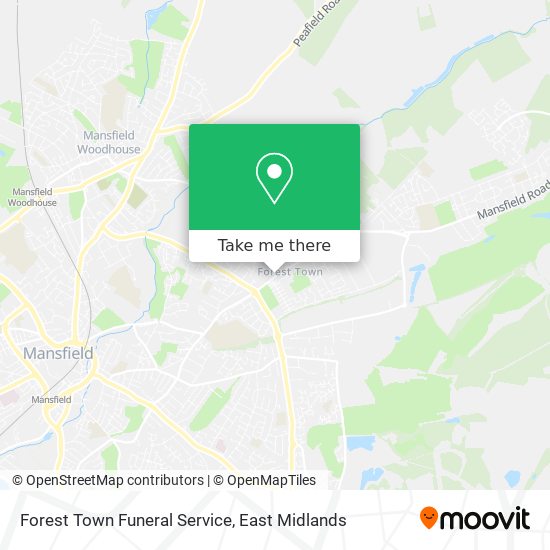 Forest Town Funeral Service map