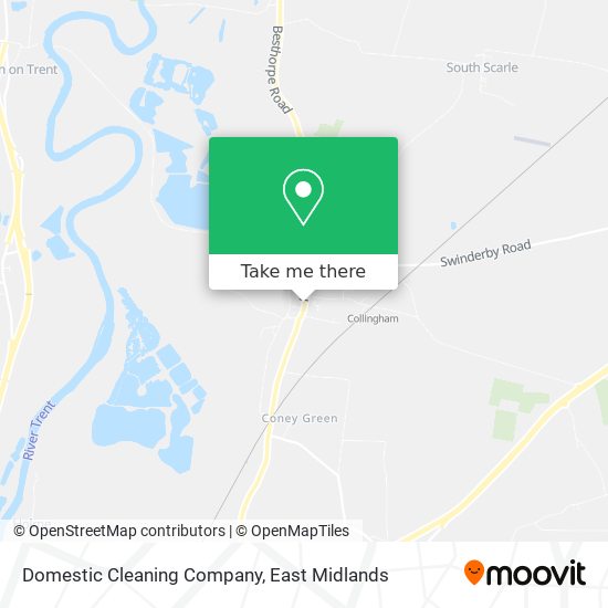 Domestic Cleaning Company map