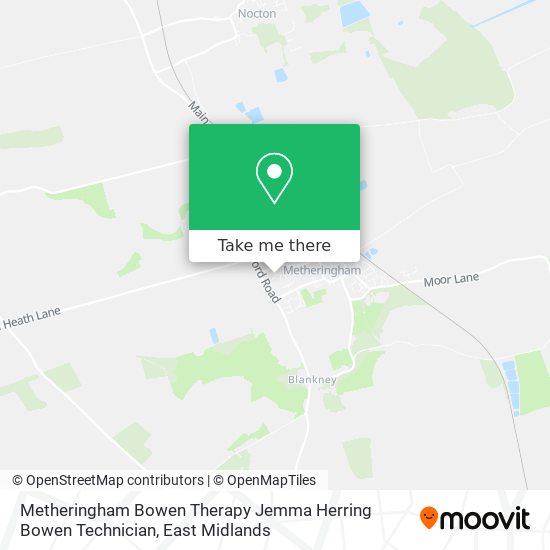 Metheringham Bowen Therapy Jemma Herring Bowen Technician map