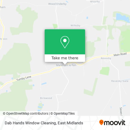 Dab Hands Window Cleaning map
