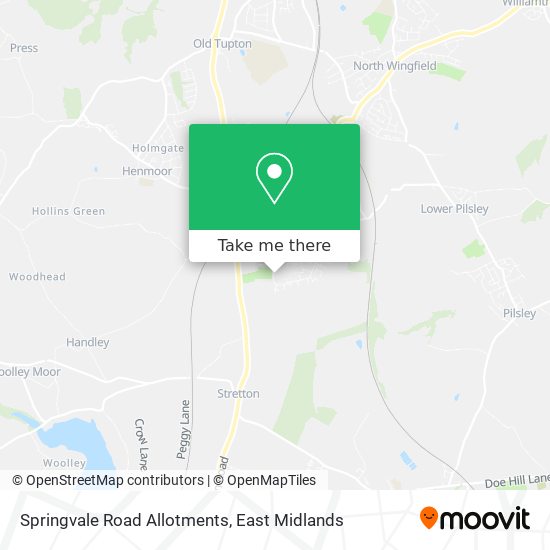 Springvale Road Allotments map