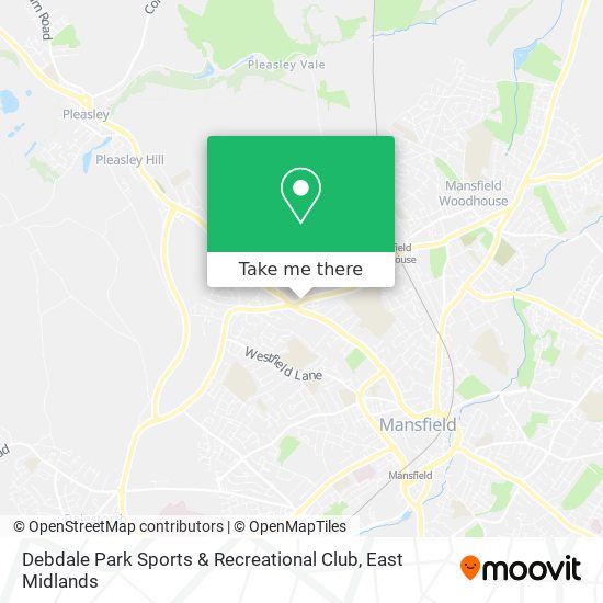 Debdale Park Sports & Recreational Club map