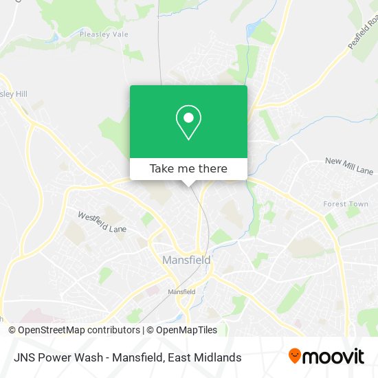 JNS Power Wash - Mansfield map