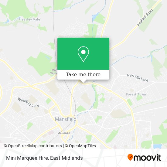 Mini Marquee Hire map