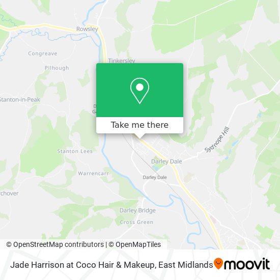 Jade Harrison at Coco Hair & Makeup map