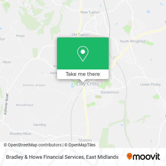 Bradley & Howe Financial Services map