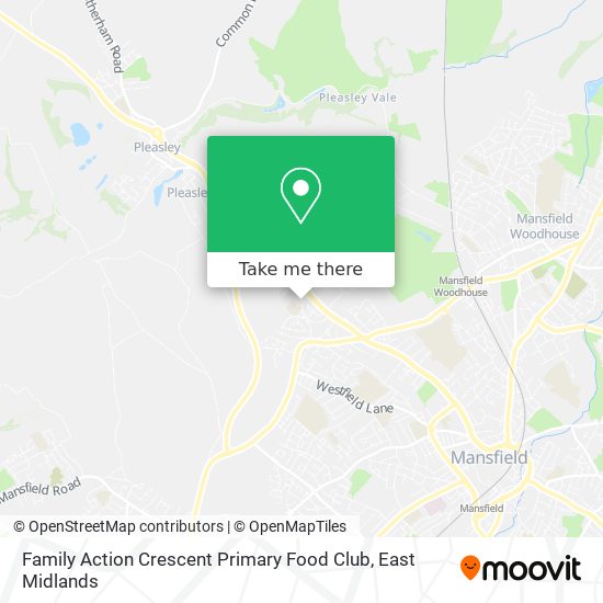 Family Action Crescent Primary Food Club map
