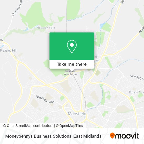 Moneypennys Business Solutions map
