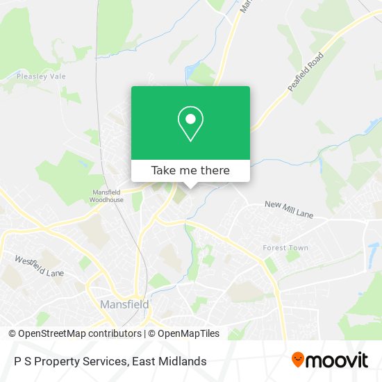 P S Property Services map