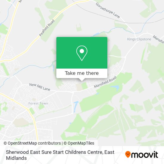 Sherwood East Sure Start Childrens Centre map