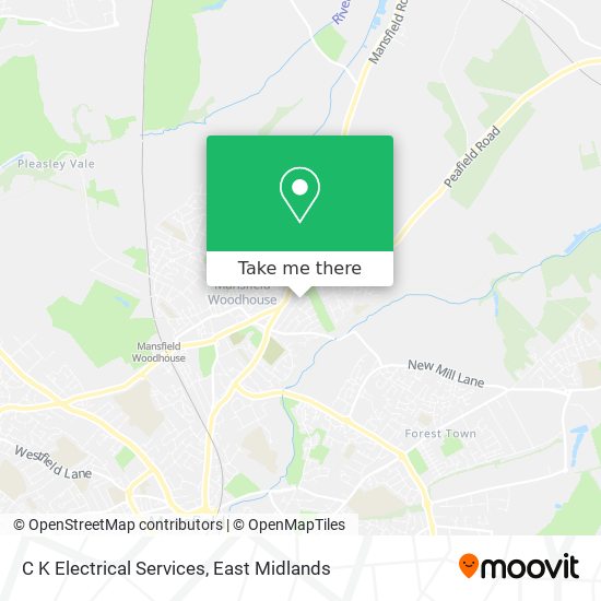C K Electrical Services map