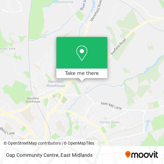 Oap Community Centre map