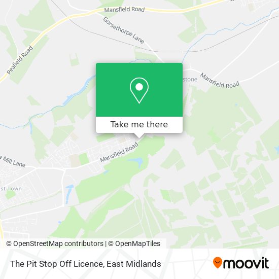 The Pit Stop Off Licence map