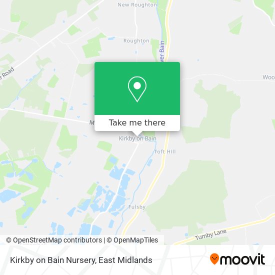 Kirkby on Bain Nursery map