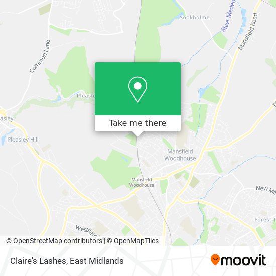 Claire's Lashes map