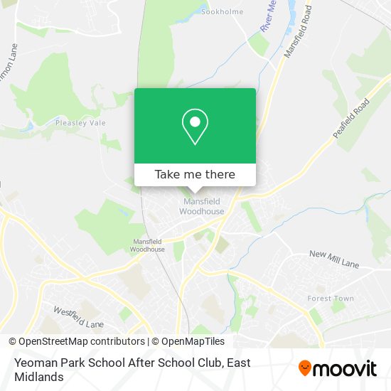 Yeoman Park School After School Club map