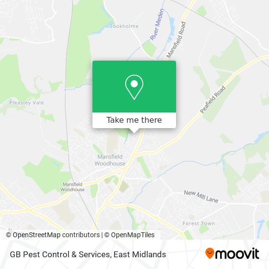 GB Pest Control & Services map