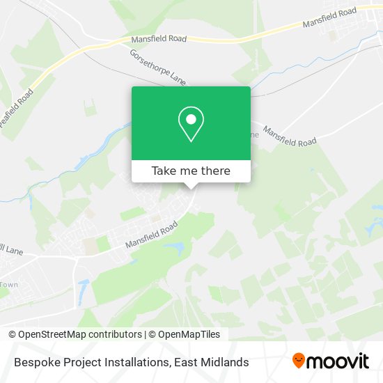 Bespoke Project Installations map