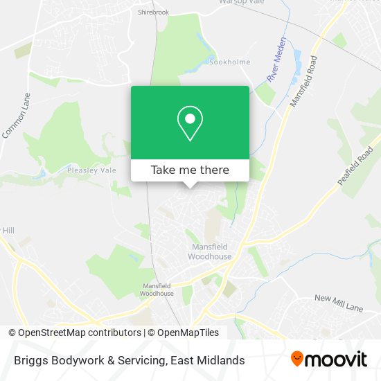 Briggs Bodywork & Servicing map