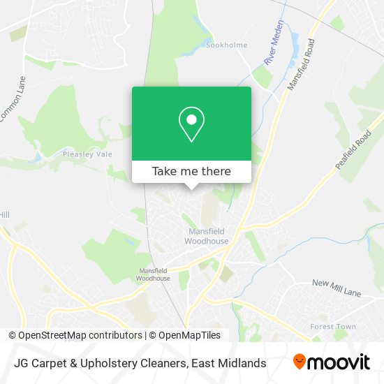 JG Carpet & Upholstery Cleaners map