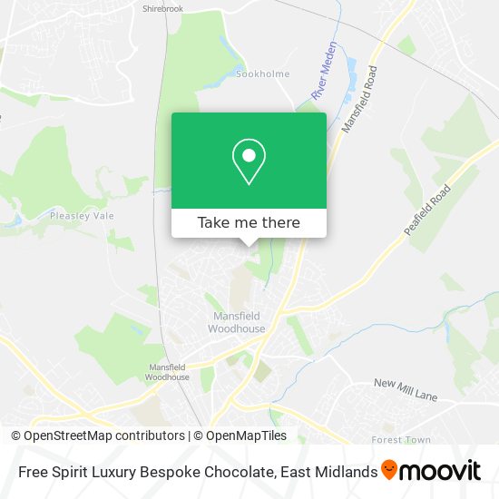 Free Spirit Luxury Bespoke Chocolate map