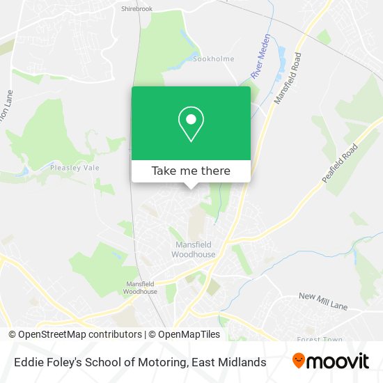 Eddie Foley's School of Motoring map