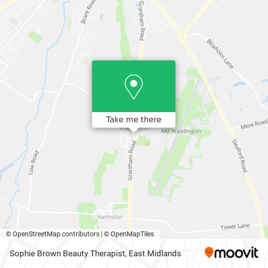 Sophie Brown Beauty Therapist map