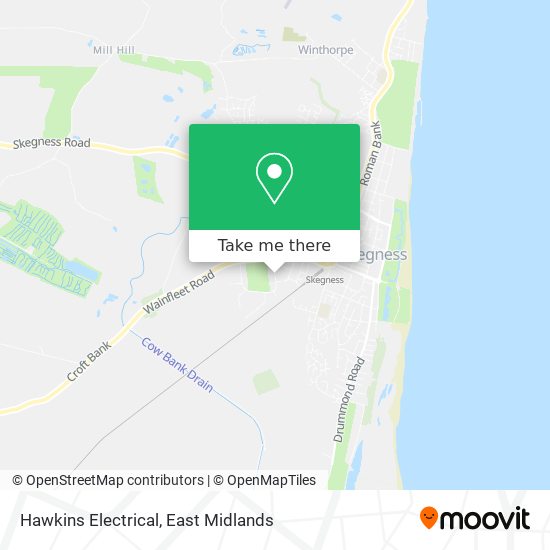 Hawkins Electrical map